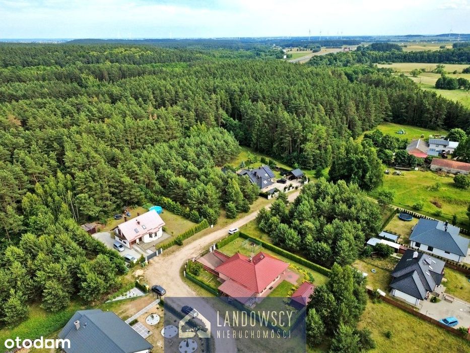 Parterowy dom przy lesie / 8 km od Starogardu