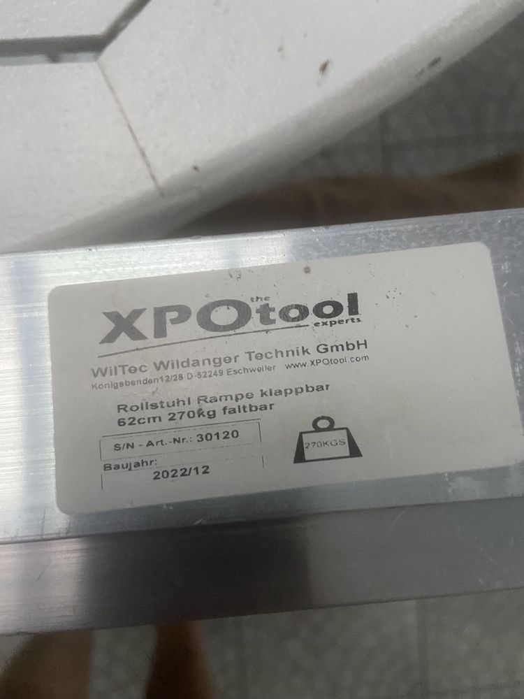Rampa na wózek inwalidzki