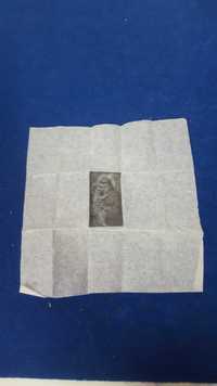 Rarissimo guardanapo com a imagem de Santo Antonio Impressa