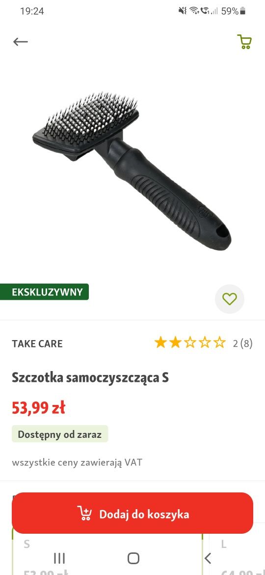 Szczotka dla kota psa dla zwierząt AniOne