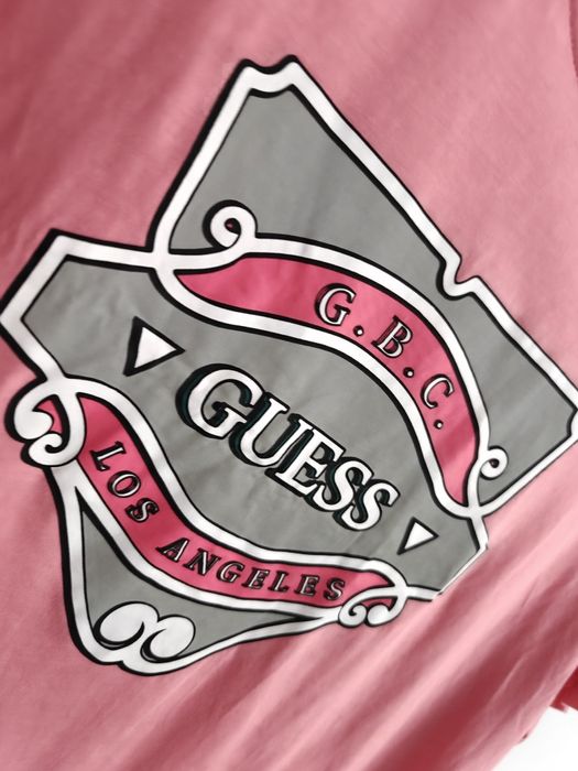 Guess t-shirt koszulka sportowa krótki rękaw męska XL