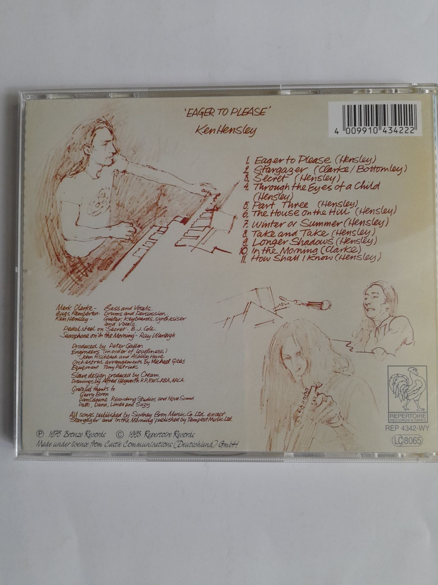 Фирменные cd диски Ken Hensley и др.