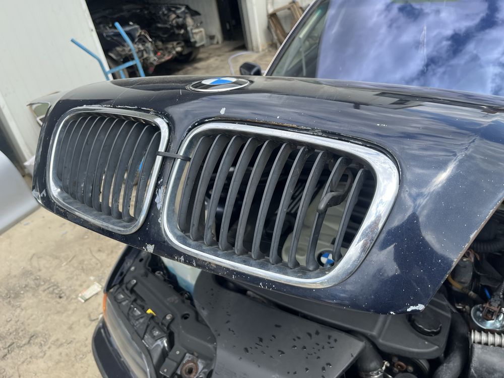 Maska przod przednia bmw e46 sedan touring kombi przed lift orientblau