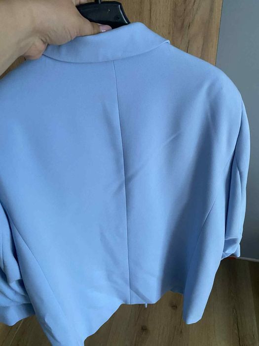 Marynarka żakiet żakiecik c&a błekitna 48 tanio