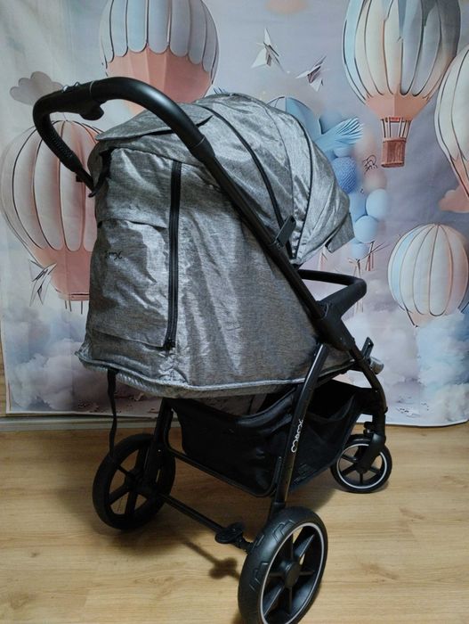 Wózek spacerowy spacerówka Momi Miya do 22 kg z akcesoriami duże koła