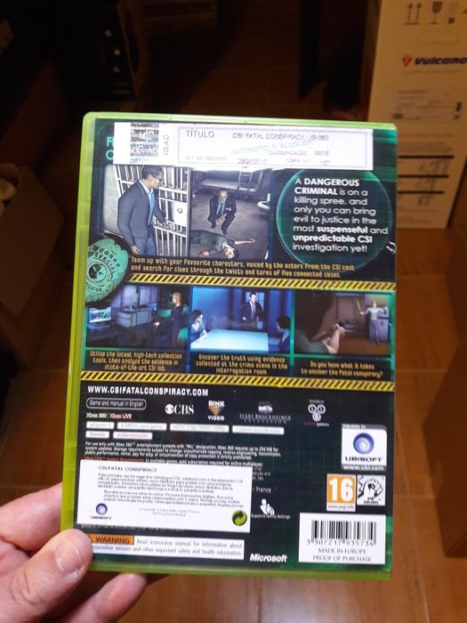 CSI Fatal Conspiracy Xbox 360