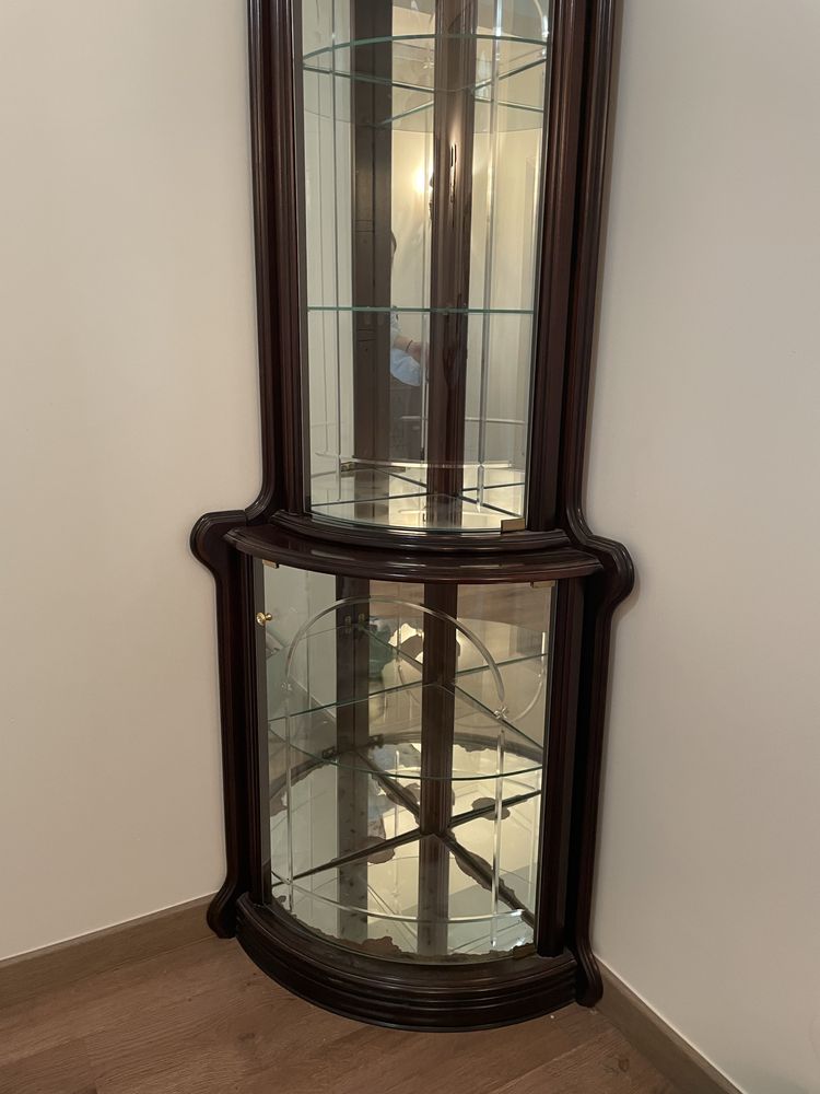 Vitrine de canto antiga