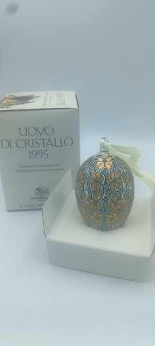 Hutschenreuther 1995 – Uovo di Cristallo – kryształowe jajko – NOWE, k