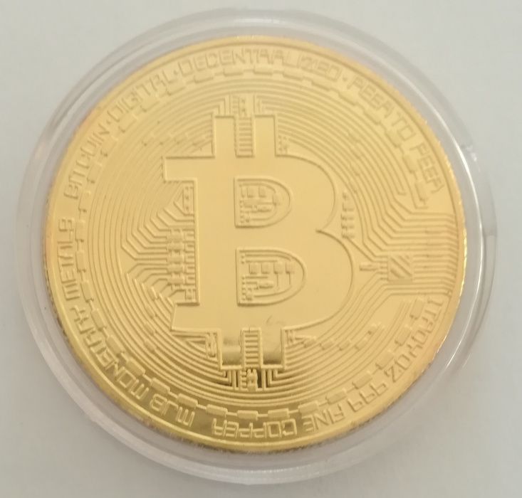 Bitcoin Medalha moeda
