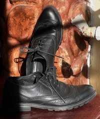 Итальянские кожаные туфли броги