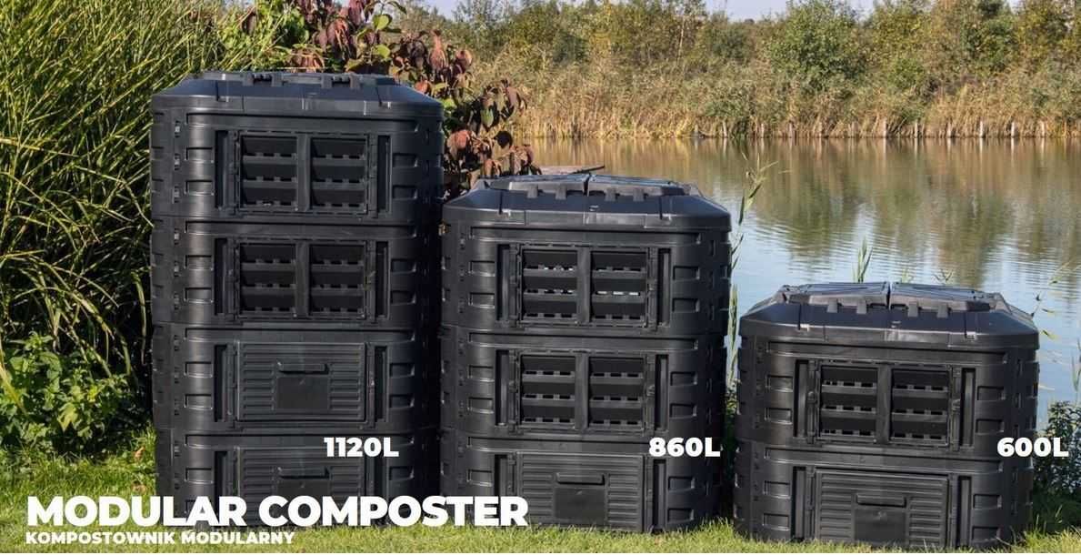 Kompostownik 1120 L na bioodpady Nowy Modularny! KAT