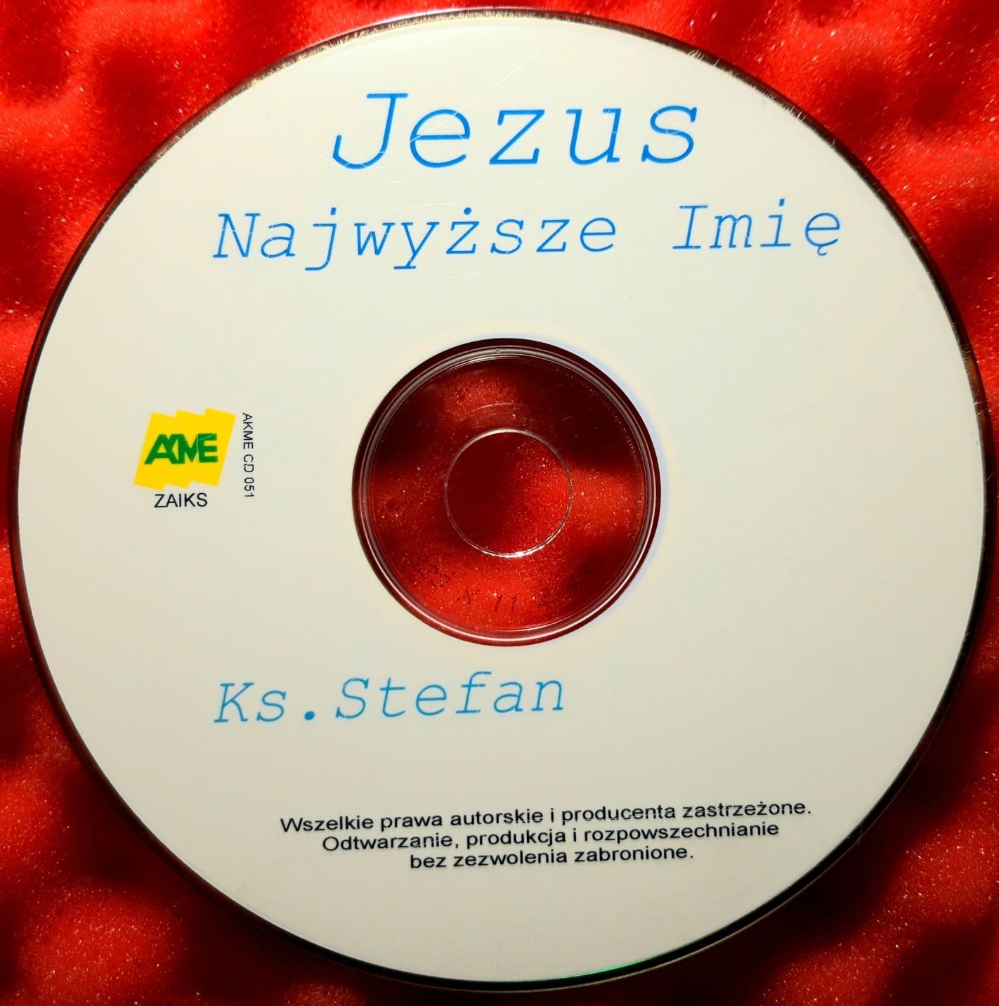 Ks. Stefan - Jezus Najwyższe Imię (CD, 2003)