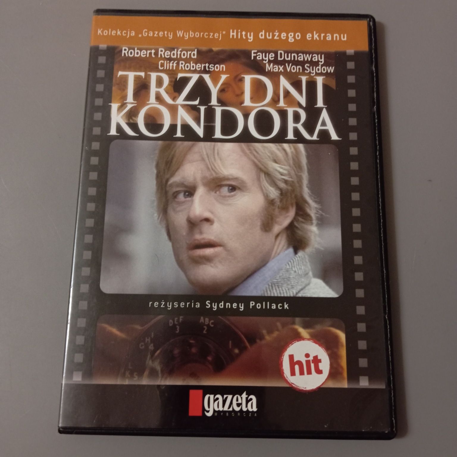 Trzy dni kondora, film DVD, stan bdb