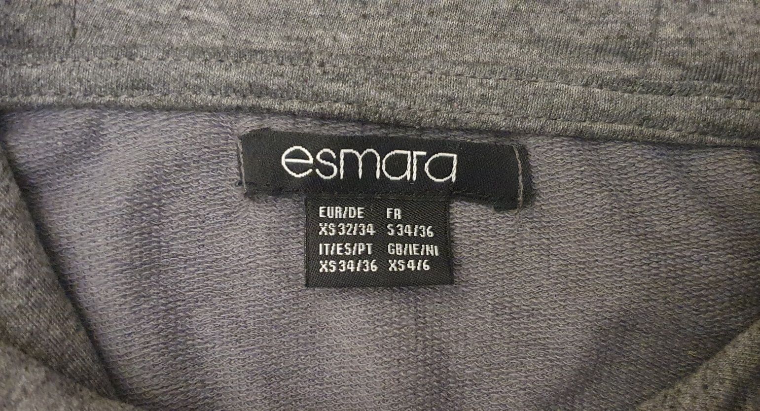 Szeroka długa bluza tunika oversize ESMARA, rozmiar XS/S