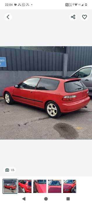 Honda civic EG5 impecável e poucos km