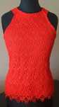 Dorothy Perkins czerwona bluzeczka koronkowa 38 M