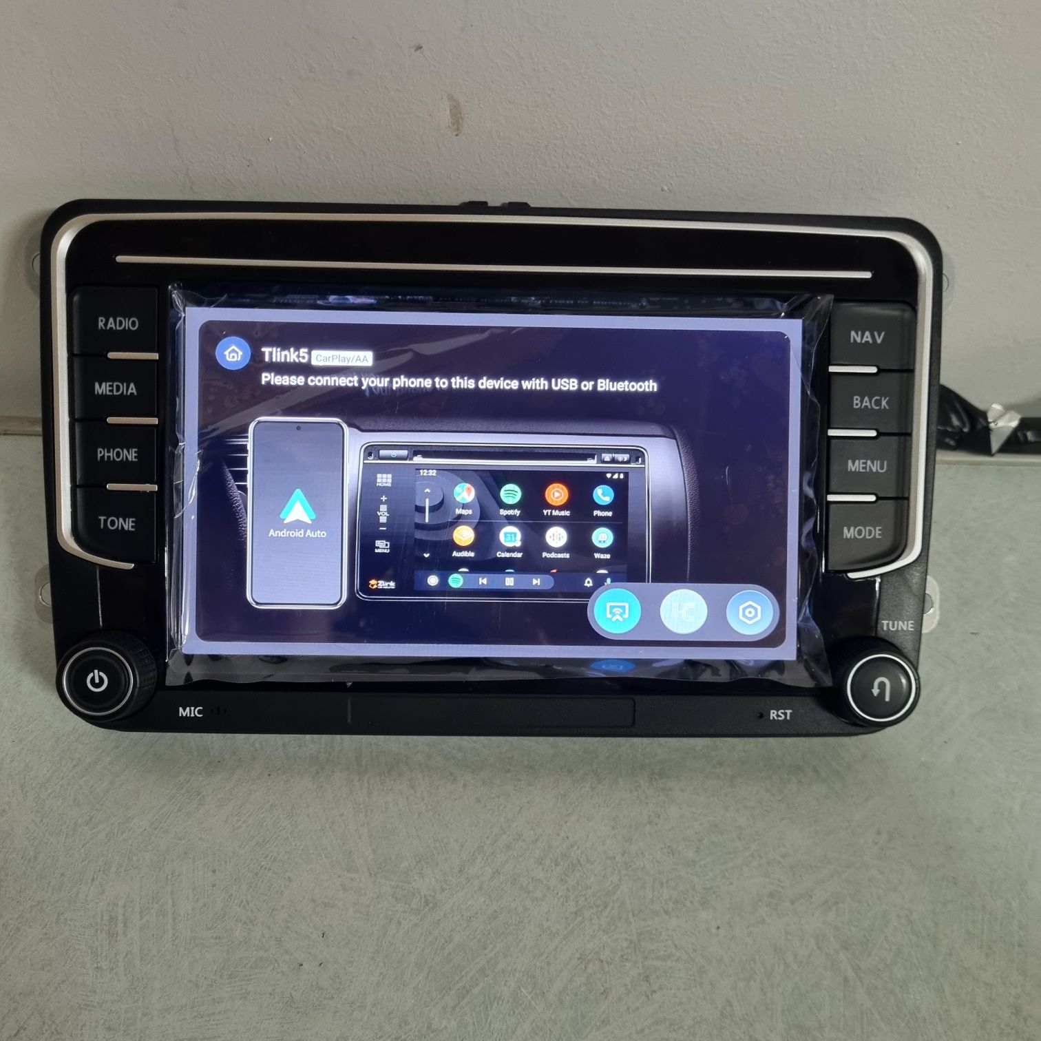 Штатна автомагнітола Volkswagen Seat Skoda AndroidAuto CarPlay Радіо