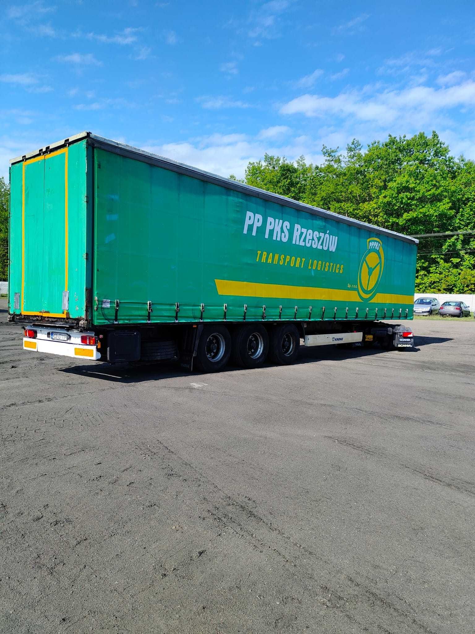 Krone standard firanka oś BPW nowy dach nowe klocki tarcze
