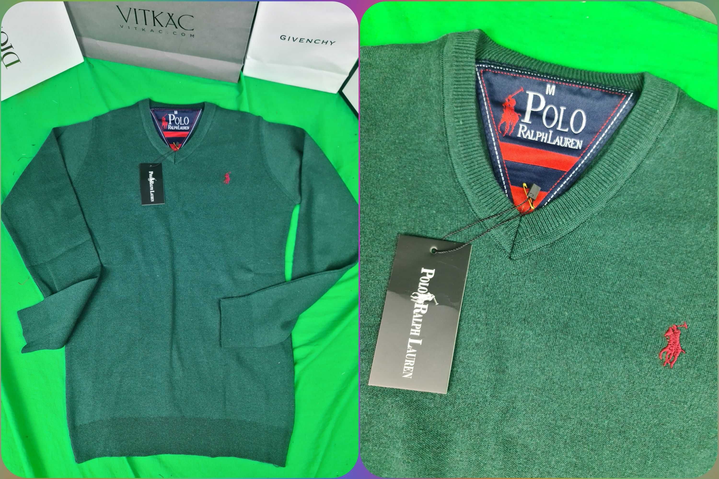 Sweter gładki męski Lacoste swetry nowe Ralph Lauren
