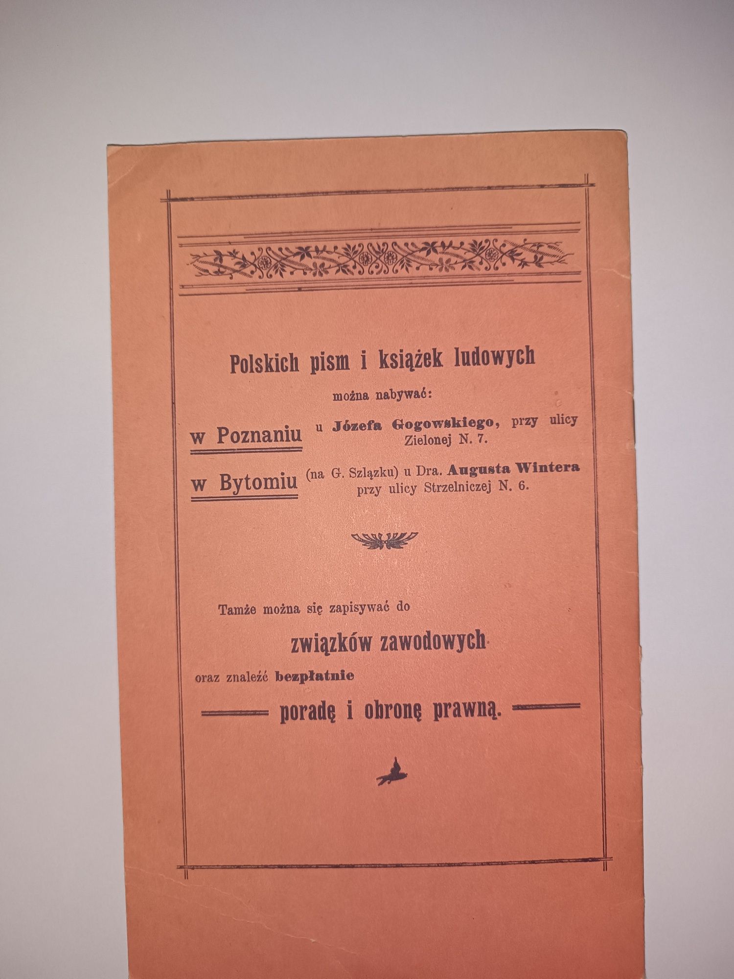 Róża Luksemburg. "W obronie narodowości" wyd. 1900 r. Reprint z r.1984