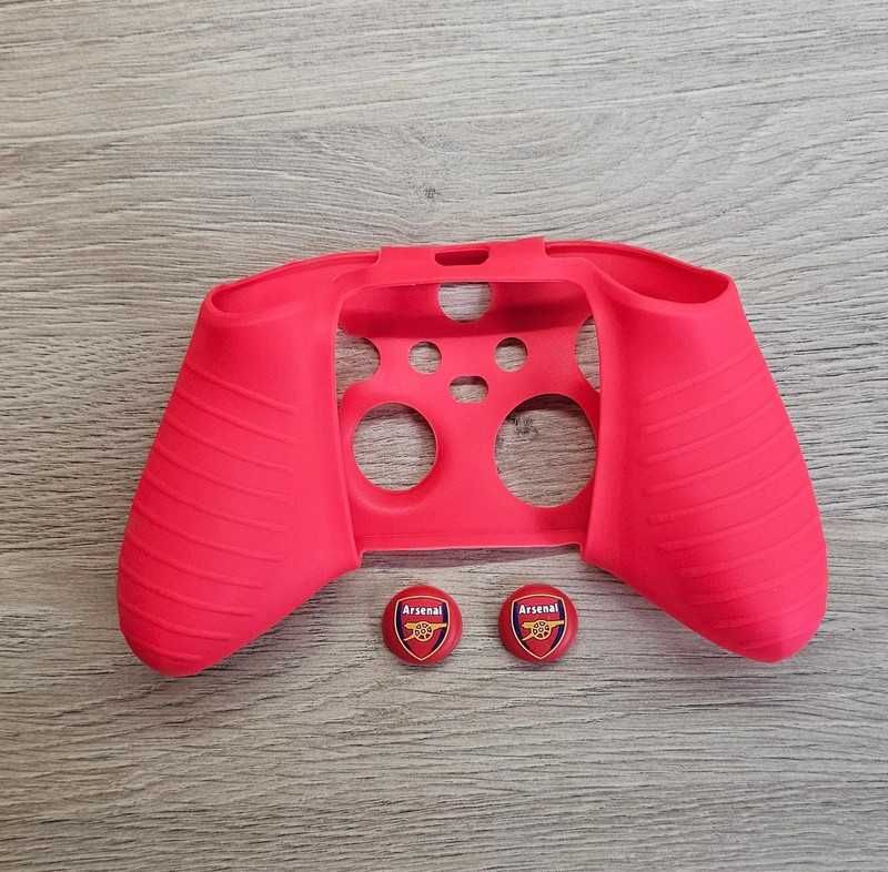 Silikonowy pokrowiec etui antypoślizgowe pad kontroler Xbox Arsenal FC