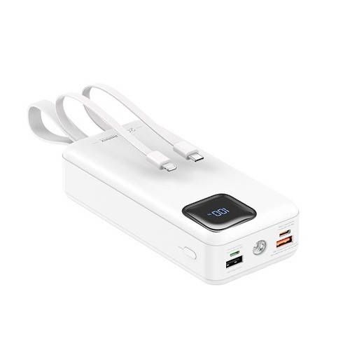 повербанк 30000mAh зі швидкою зарядкою REMAX RPP-550 білий є ОПТ, дроп