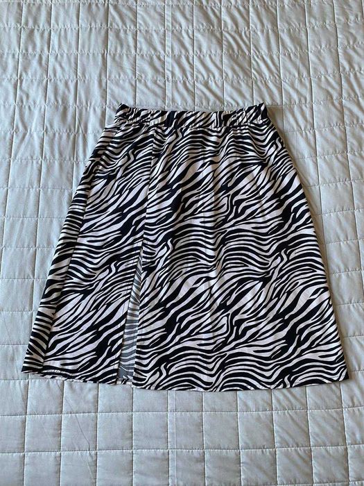 Спідниця  анімалістичний принт зебра