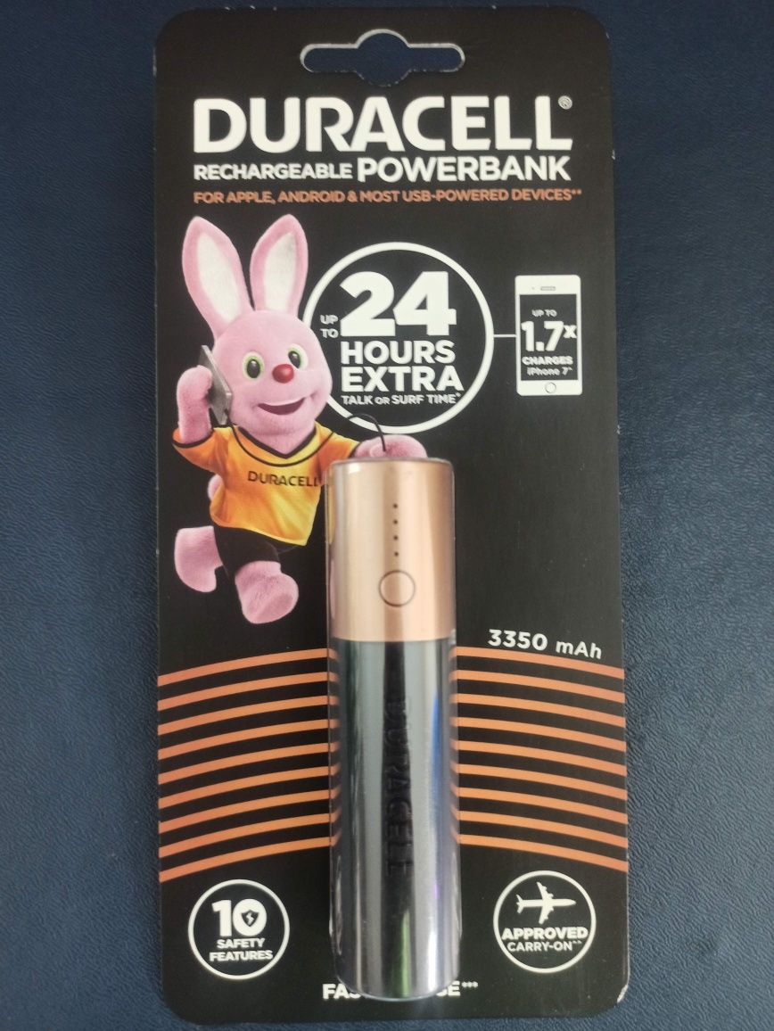 Павербанк powerbank акумулятор ємністю 3350 mah. Duracell