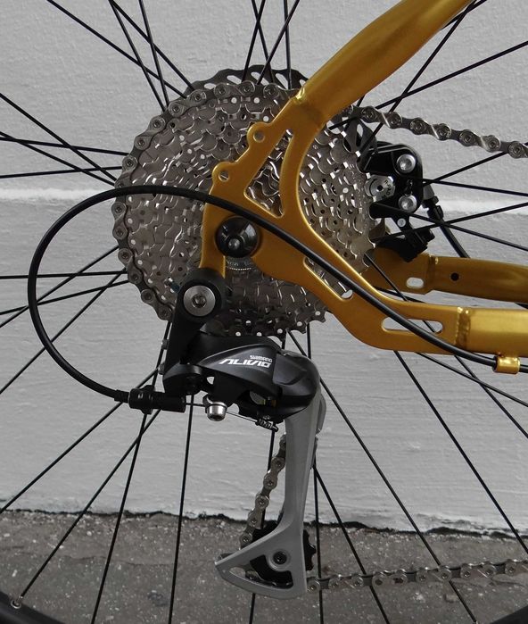 Rower FIXED WARSAW Gravel złoty, ale skromny... gravelowy