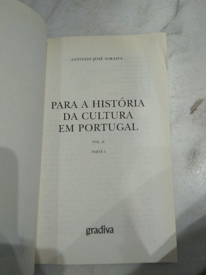 António José Saraiva - Para a História da Cultura em Portugal