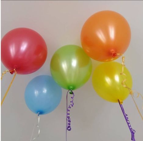 Balony lateksowe z helem 4 +1 gratis