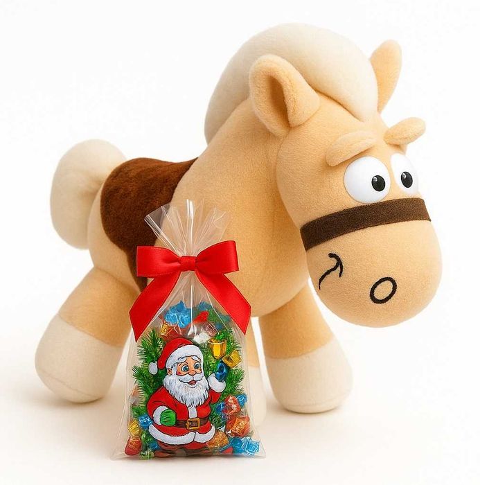 М'які іграшки з цукерками Оптом Символ року на Новий рік та Миколая