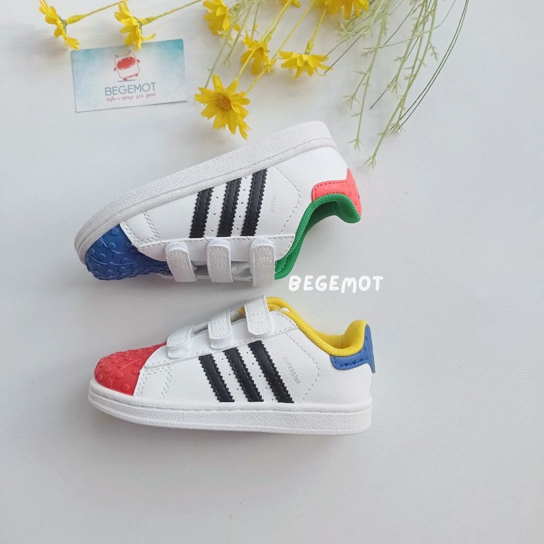 Дитячі Кеди, кросівки Адідас Суперстар Adidas superstar Lego