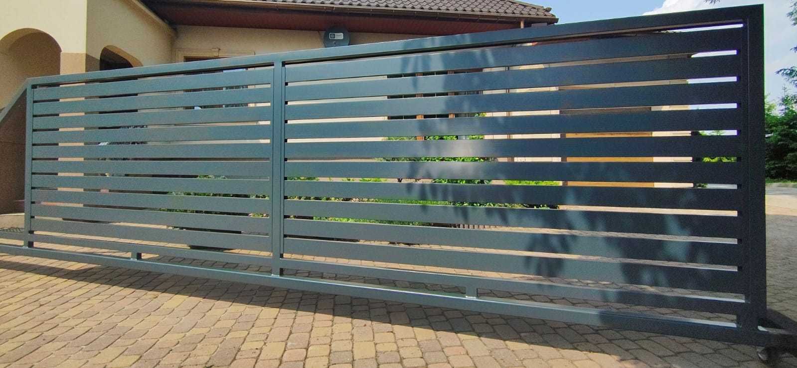 Brama przesuwna 5m na 1,5m Ocynk Proszek Transport w całej Polsce