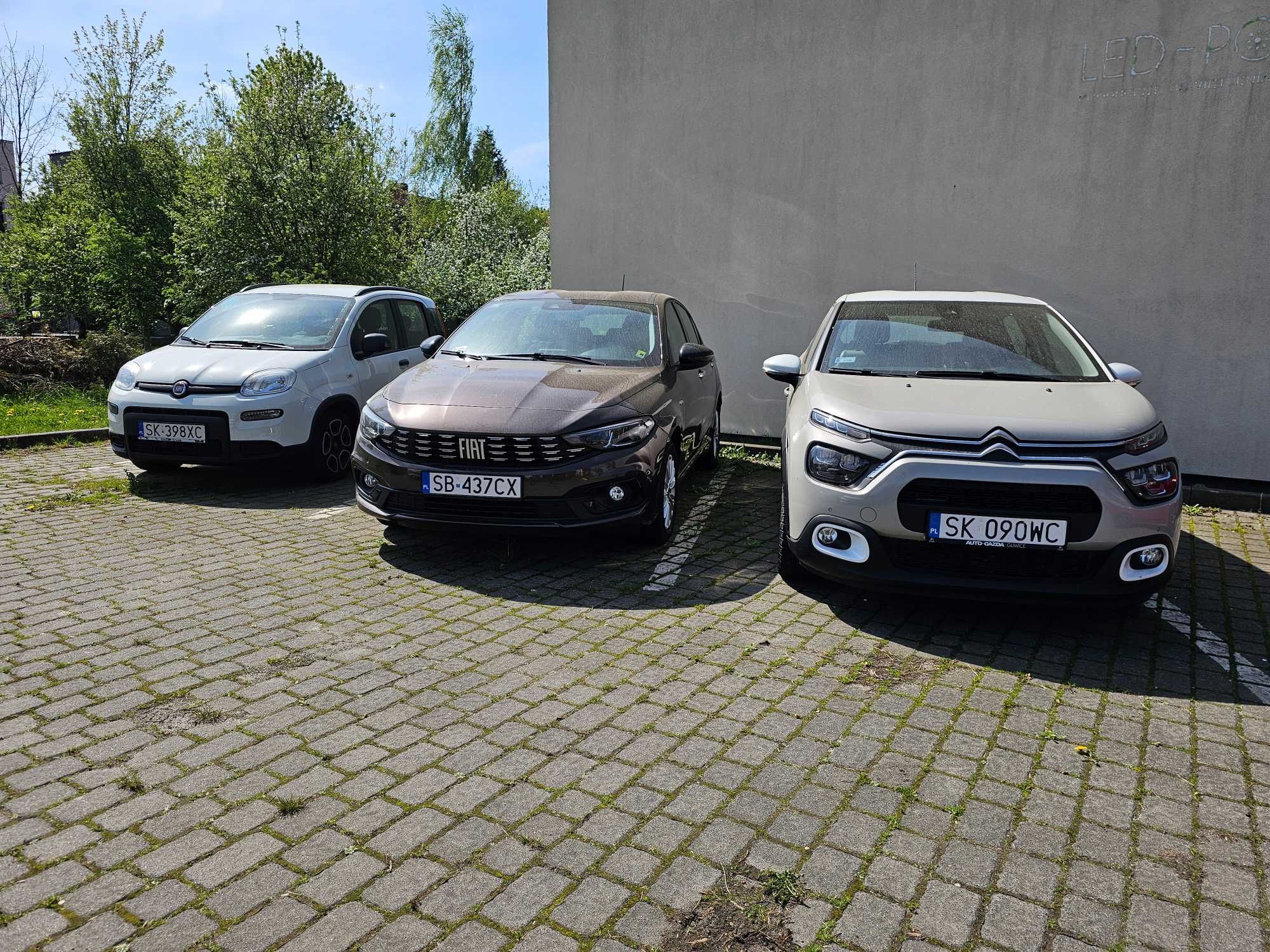 Wynajem średnioterminowy - Citroen C3, Fiat Panda, Fiat Tipo