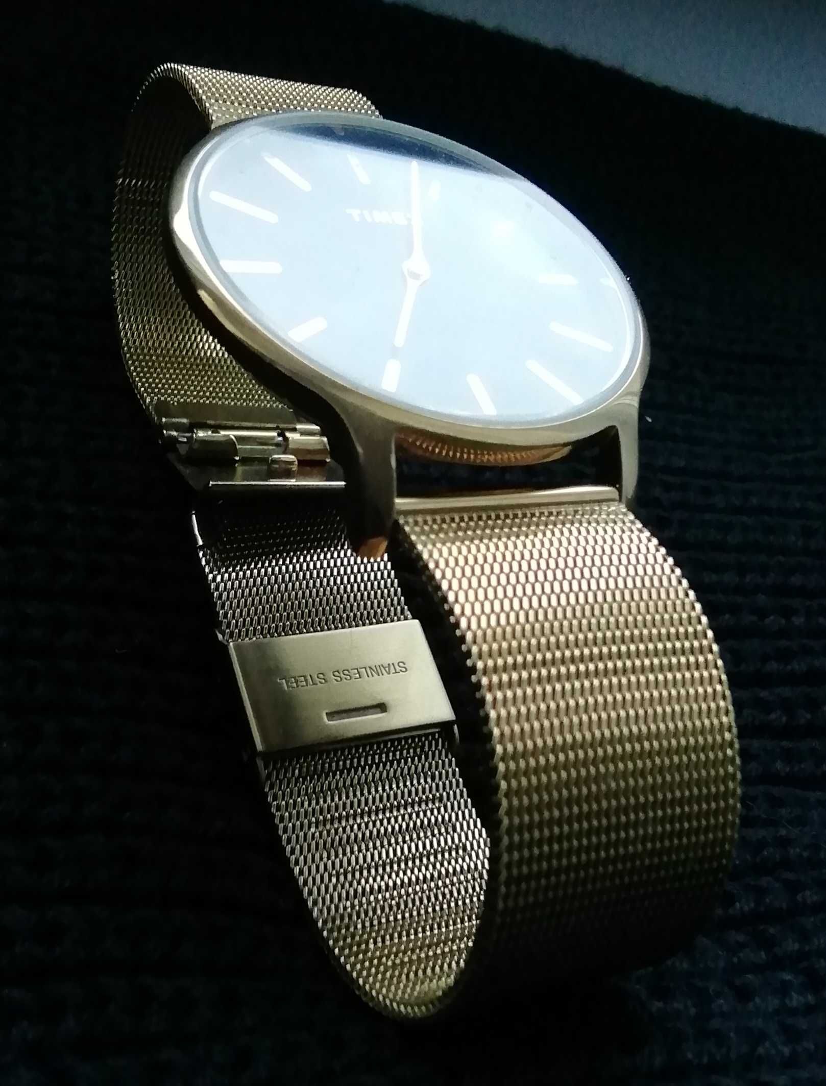 Zegarek Damski Timex TW2U36400 bransoleta złota