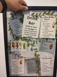 Tablica drink bar