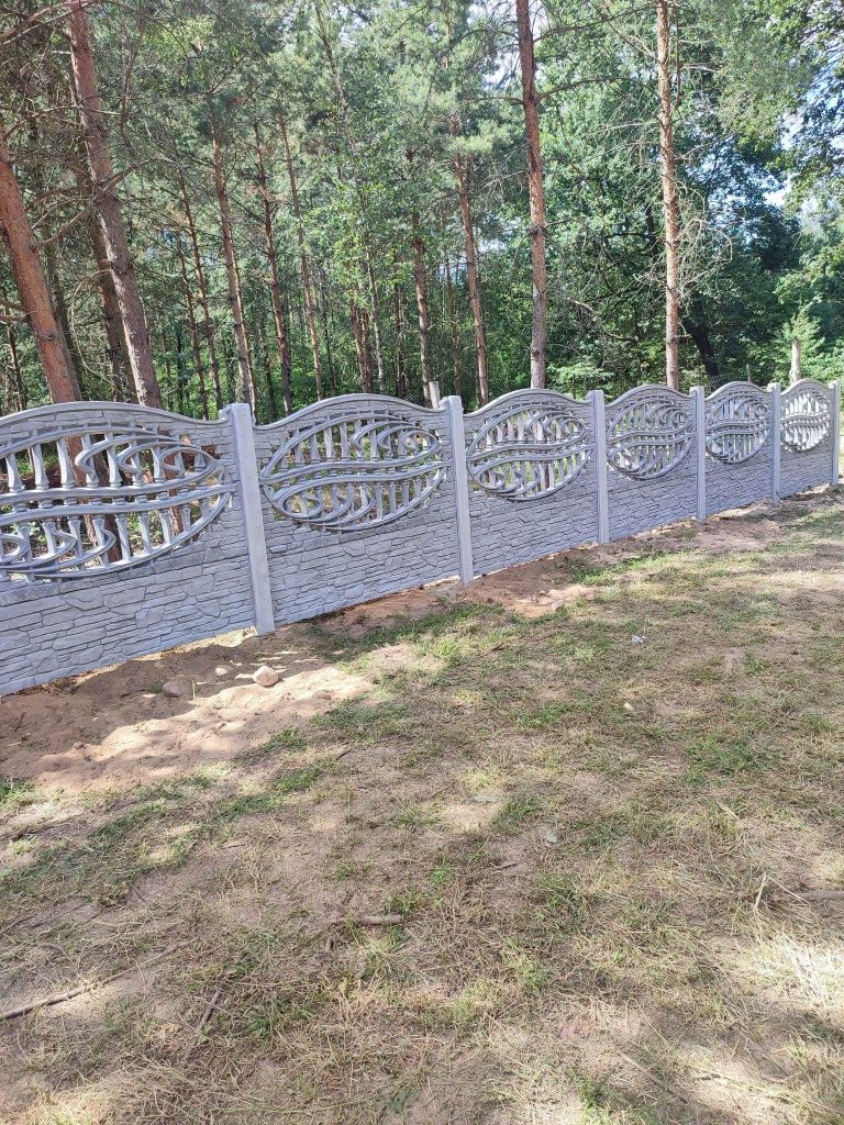 Ogrodzenia, płoty betonowe