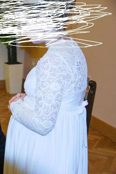 Suknia ślubna ciążowa