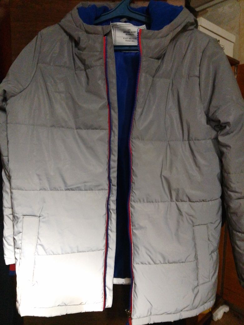 Світловідбивна стьобана куртка, Tchibo (Німеччина), розмір: 158-164
Ст