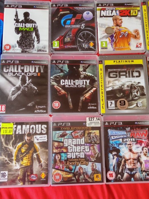 Vários Jogos PS3 e Filmes BluRay