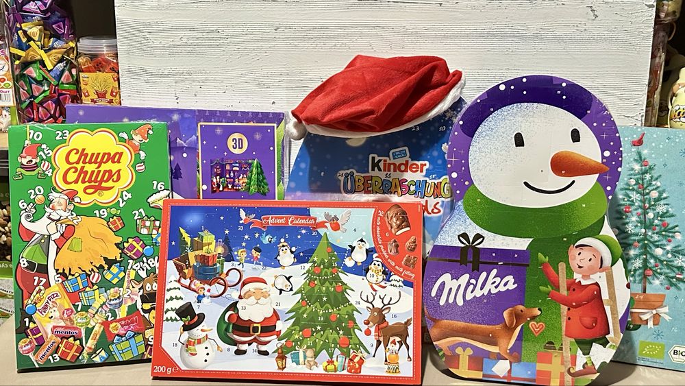 Адвент календар Кіндер, Мілка, Чупа Чупс, Орео, Тролі, адвенти
