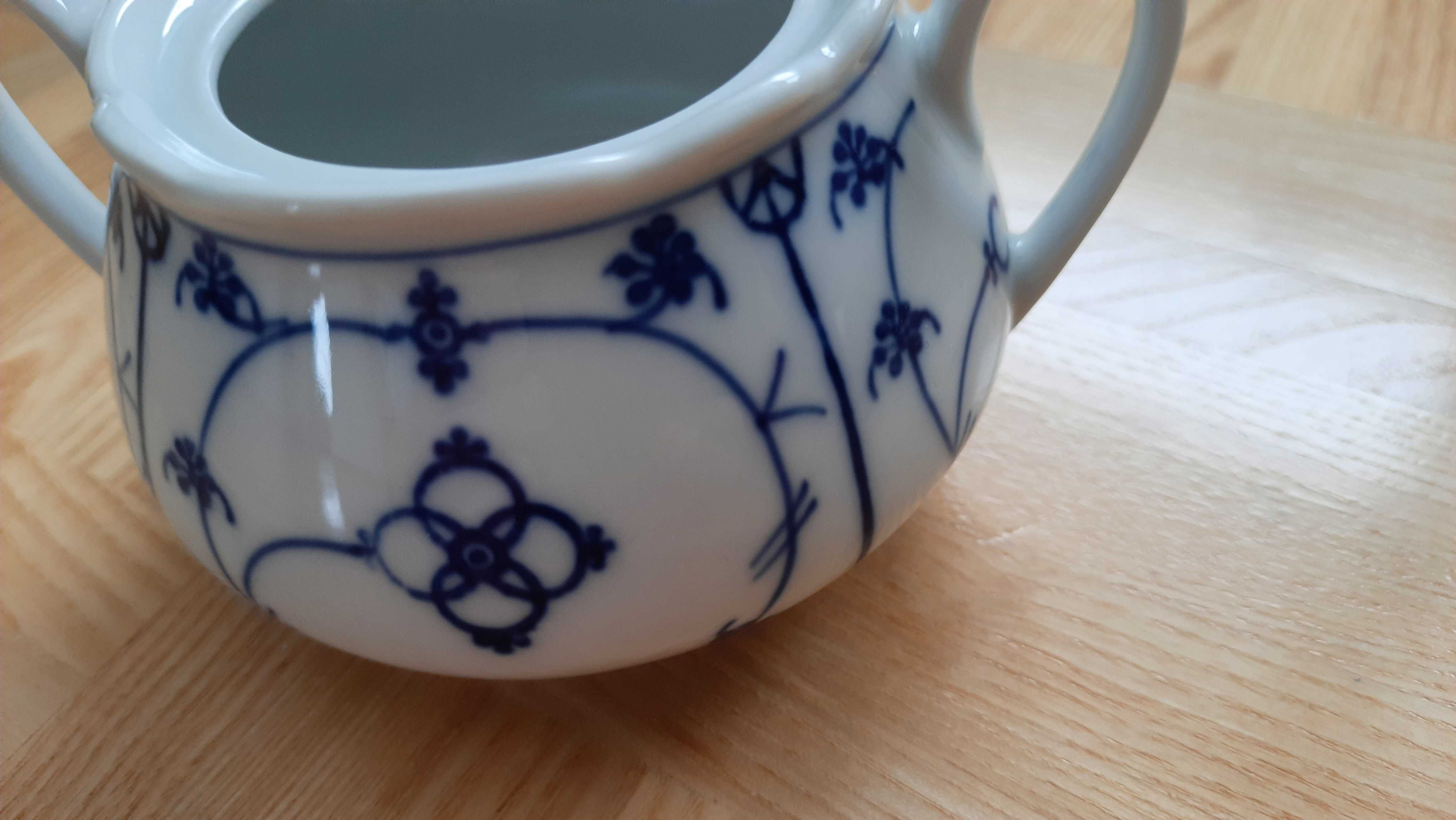 cukierniczka wzór słomkowy indisch blau