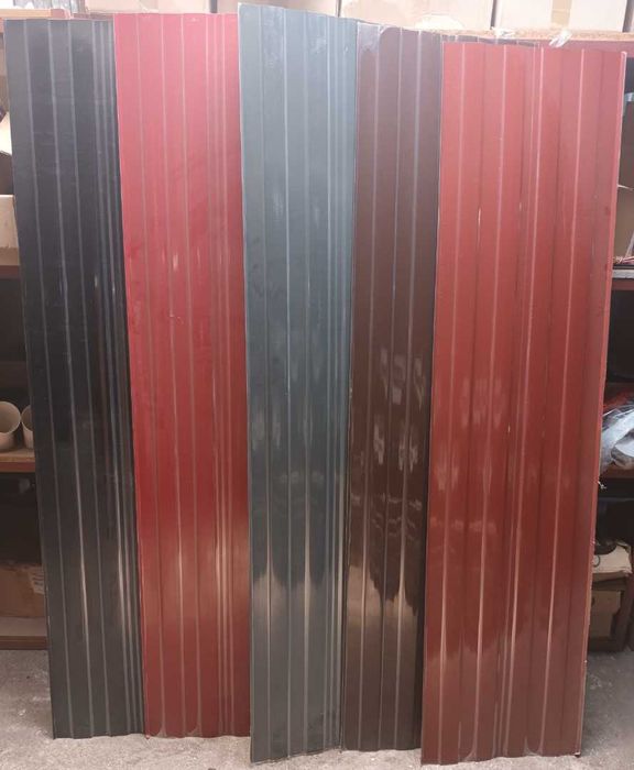 Kosz dachowy aluminiowy tłoczony podłużnie 2mb różne kolory WYSYŁKA