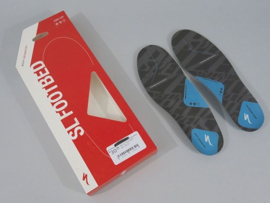 Wkładki Body Geometry do butów S-Works Specialized SL Footbed BLUE++