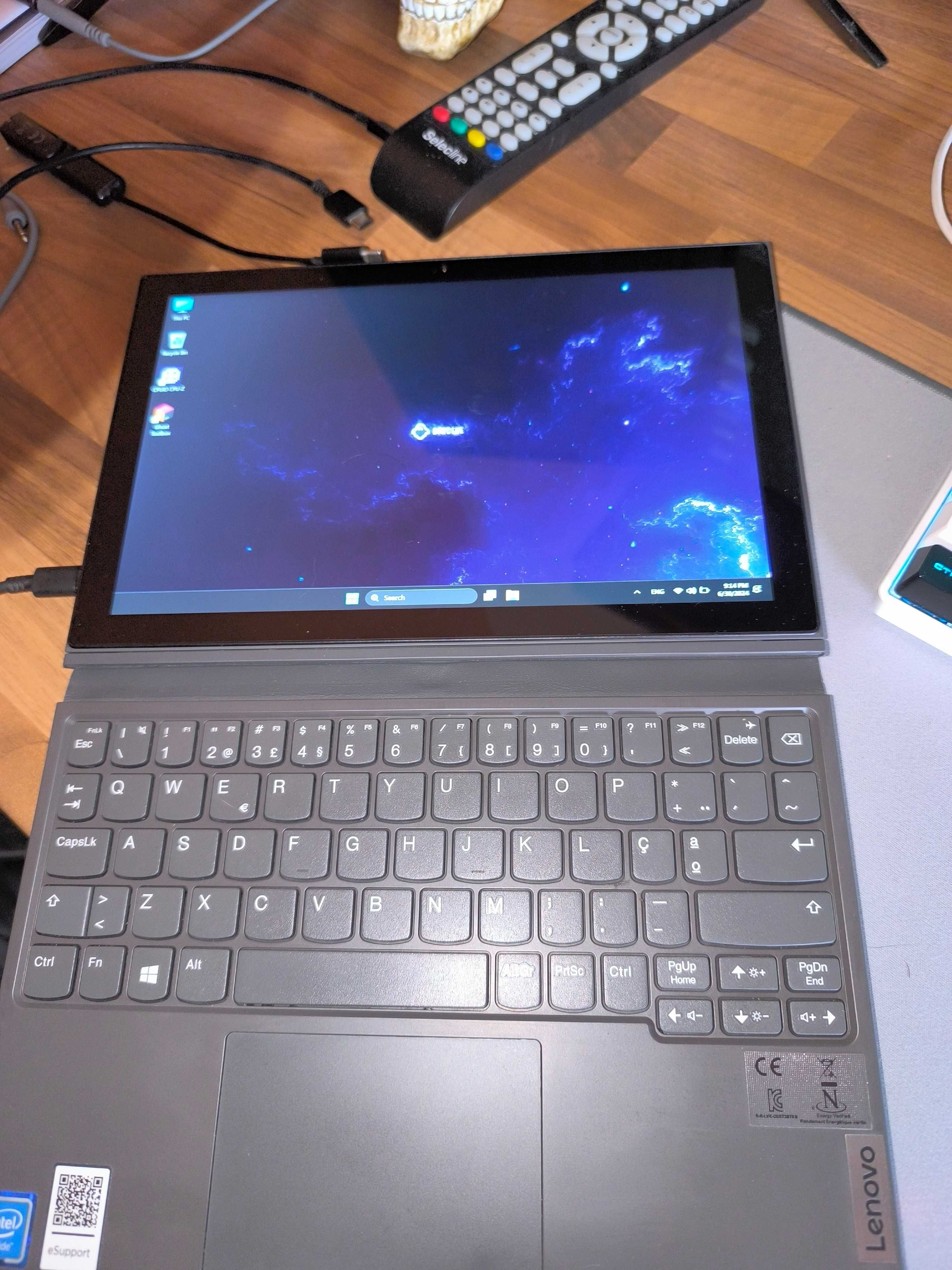 Lenovo ideapad duet 3  BIOS NOVA,WIN 11 ACTIVO,LEVA SD 64GB valor fixo