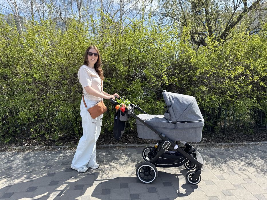 Emmaljunga NXT60 Lounge Grey flat візочок 2 в 2