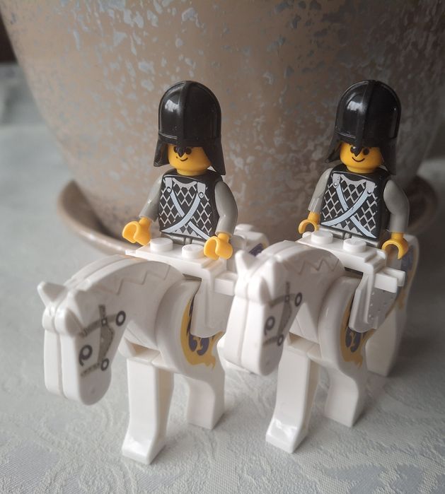 Klocki lego konie rycerze