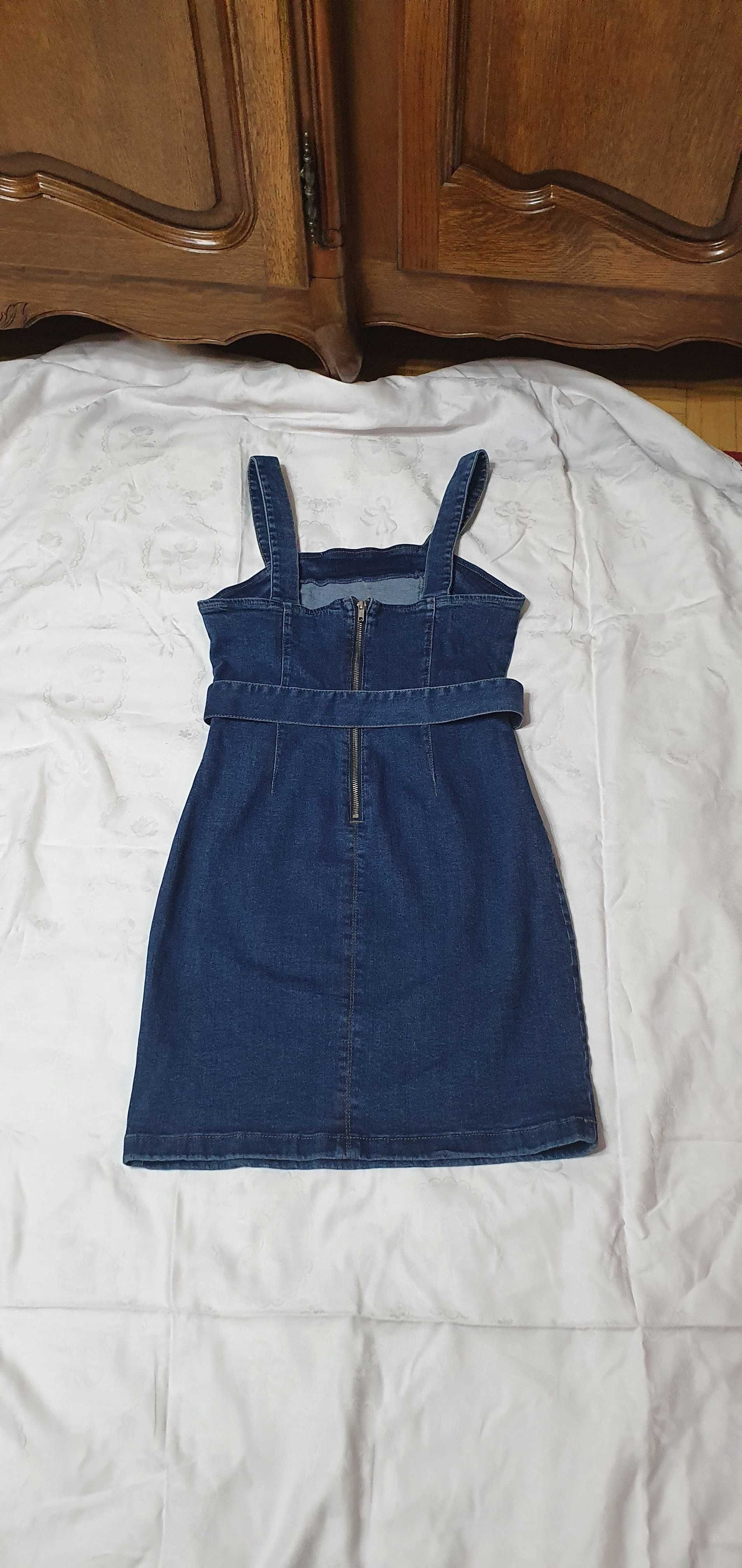 Nowa, dżinsowa sukienka, rozmiar 40, firmy Denim