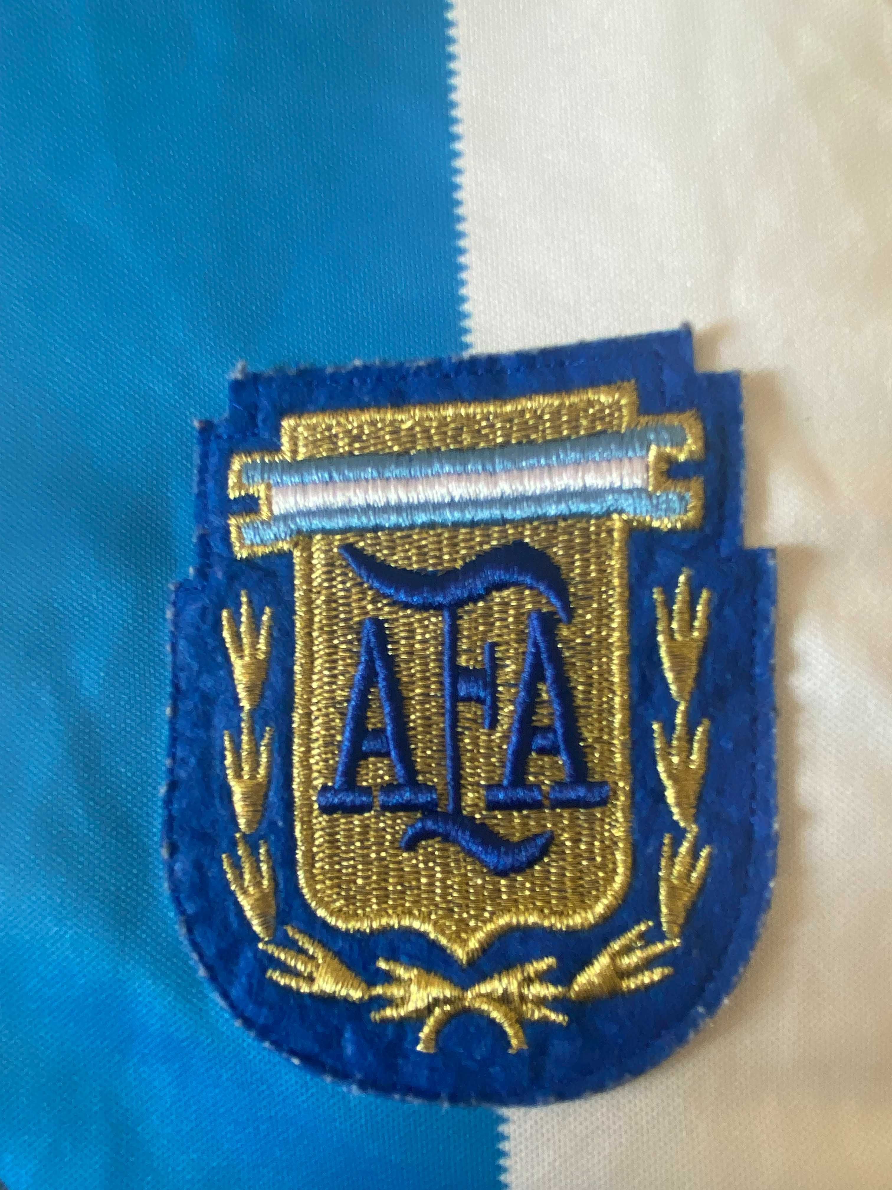 Vintage ARGENTYNA nr 10 MARADONA - 1986 le coq sportif - M - UNIKAT